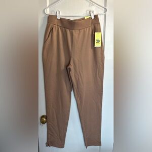 All In Motion, Tan Medium Womens High Rise Tapered Joggers New With Tags